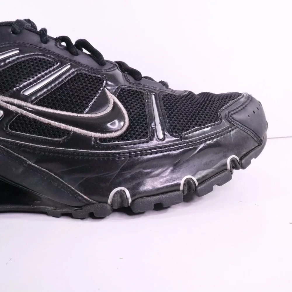 Nike Shox Turbo Black/Metallic Silver 331151-001 Mens Running Shoe Size 10
